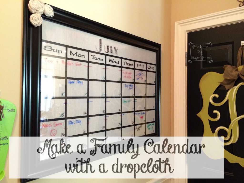 Family Calendar & Message Wall