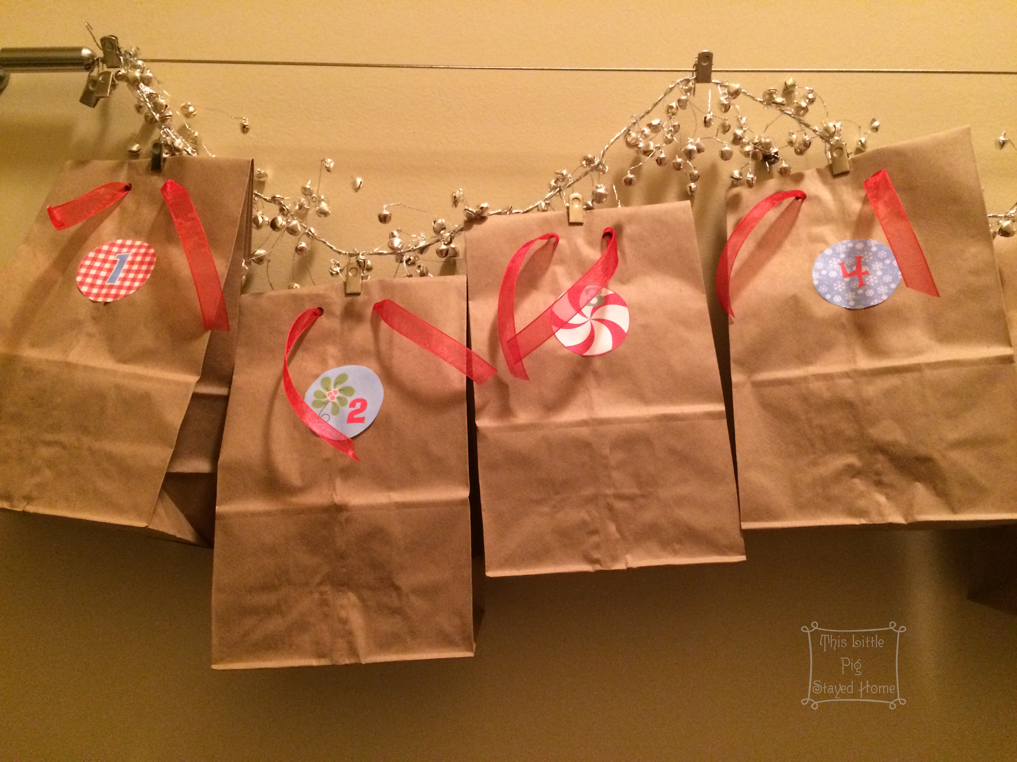 Paper Bag Advent Calendar